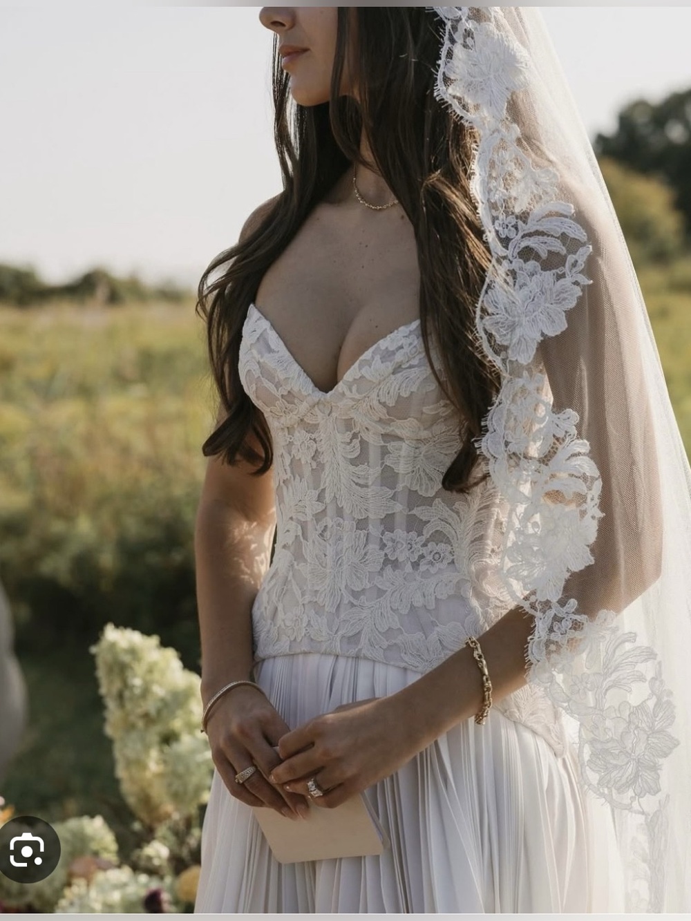 SEPT (Sarah Seven) Lace Veil #1